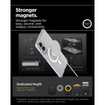 Θήκη Spigen SGP Ultra Hybrid MagFit MagSafe για Samsung Galaxy S25 Edge 5G 2025 - ΔΙΑΦΑΝΟ ΛΕΥΚΟ - ACS09418