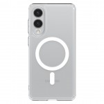 Θήκη Spigen SGP Ultra Hybrid MagFit MagSafe για Samsung Galaxy S25 Edge 5G 2025 - ΔΙΑΦΑΝΟ ΛΕΥΚΟ - ACS09418