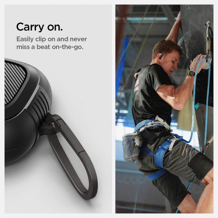 Θήκη Spigen SGP RUGGED ARMOR για Apple Powerbeats Pro 2 - ΜΑΥΡΟ - ACS09441