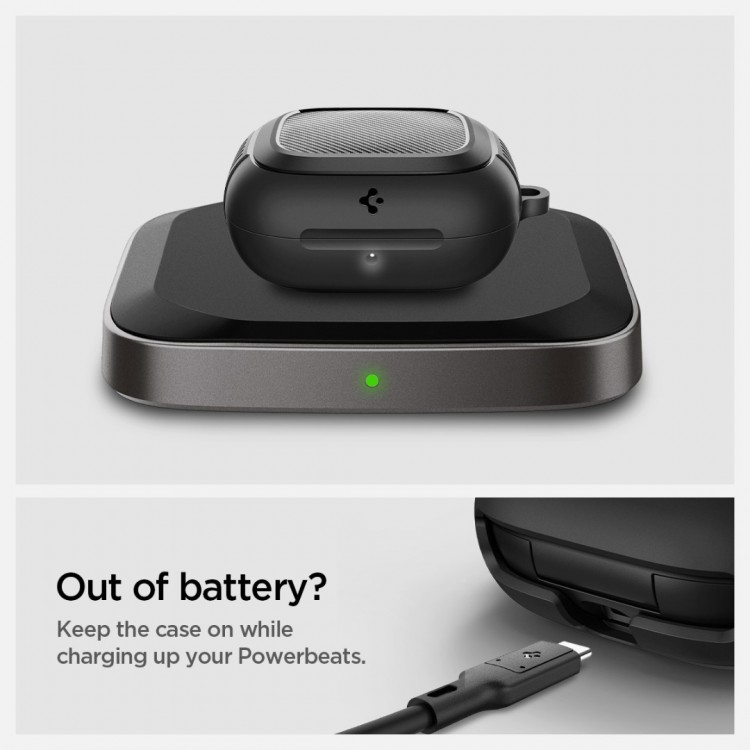 Θήκη Spigen SGP RUGGED ARMOR για Apple Powerbeats Pro 2 - ΜΑΥΡΟ - ACS09441