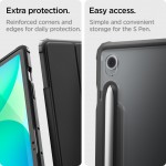 Θήκη Spigen SGP ULTRA HYBRID PRO FOLIO για SAMSUNG GALAXY TAB S10 FE+ 13.1 2025 , X620B με Υποδοχή Στυλό - ΜΑΥΡΟ - ACS09446