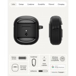 Θήκη Spigen SGP Rugged Armor για Google Pixel Buds 2a - ΜΑΥΡΟ - ACS09480