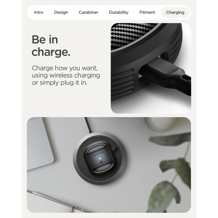 Θήκη Spigen SGP Rugged Armor για Google Pixel Buds 2a - ΜΑΥΡΟ - ACS09480