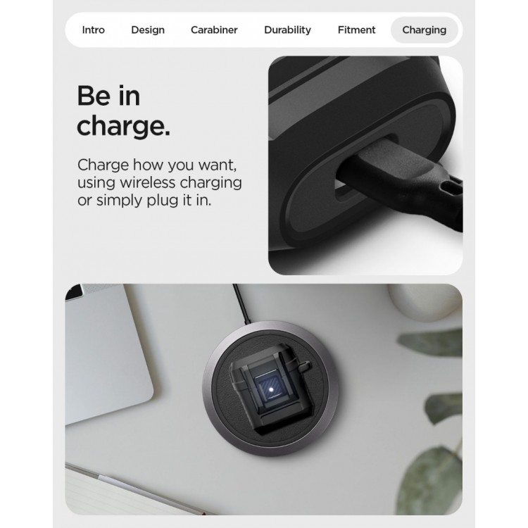 Θήκη Spigen SGP LOCK FIT για Google Pixel Buds 2a - ΜΑΥΡΟ - ACS09481