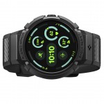 Θήκη Spigen SGP Rugged Armor PRO με λουράκι για Google Pixel Watch 4 41mm (2025) - ΜΑΥΡΟ - ACS09484