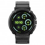 Θήκη Spigen SGP Rugged Armor PRO με λουράκι για Google Pixel Watch 4 41mm (2025) - ΜΑΥΡΟ - ACS09484