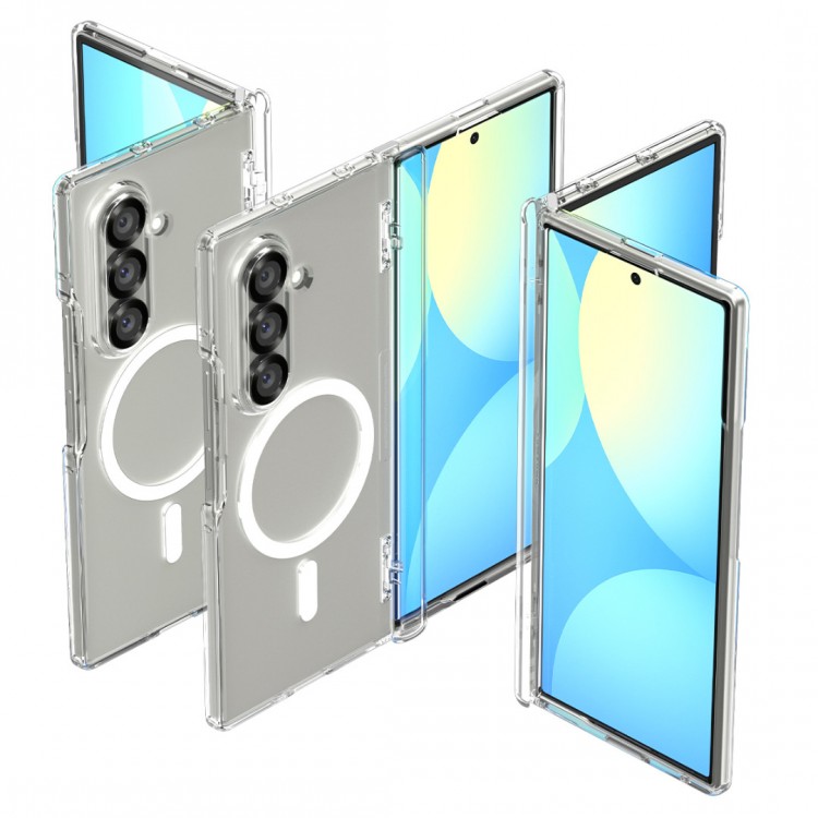 Θήκη Spigen SGP Ultra Hybrid Pro MagSafe για SAMSUNG GALAXY Z FOLD 7 5G 2025 - ΔΙΑΦΑΝΟ / ΛΕΥΚΟ - ACS09546