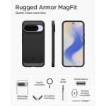 Θήκη Spigen SGP Ultra Rugged Armor MAG MAGSAFE για Google Pixel 10 Pro/Pixel 10 - ΜΑΥΡΟ - ACS09698