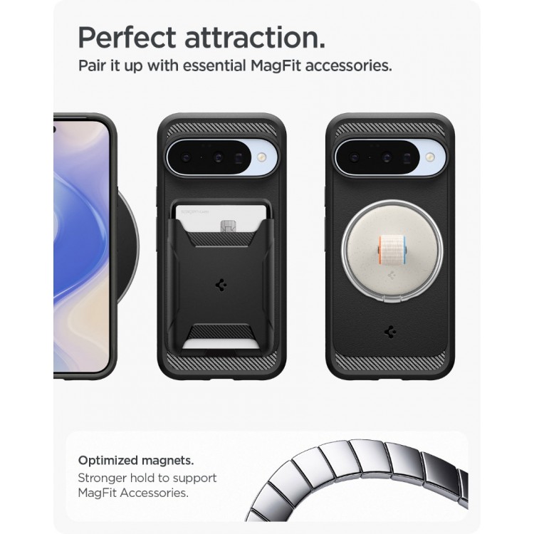 Θήκη Spigen SGP Ultra Rugged Armor MAG MAGSAFE για Google Pixel 10 Pro/Pixel 10 - ΜΑΥΡΟ - ACS09698