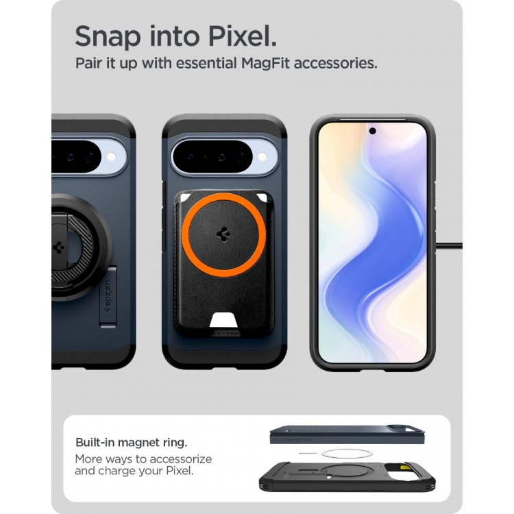 Θήκη SPIGEN SGP Tough Armor MagSafe για Google Pixel 10 Pro/Pixel 10 - Metalslate ΜΠΛΕ - ACS09706