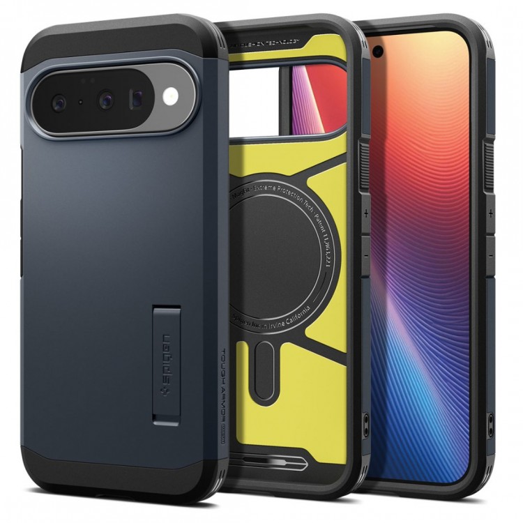 Θήκη SPIGEN SGP Tough Armor MagSafe για Google Pixel 10 Pro/Pixel 10 - Metalslate ΜΠΛΕ - ACS09706