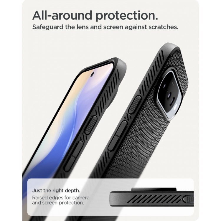 Θήκη Spigen SGP LIQUID AIR για Google Pixel 10 Pro/Pixel 10 5G 2025 - ΜΑΥΡΟ - ACS09714 Θήκη Spigen SGP LIQUID AIR για Google Pixel 10 Pro/Pixel 10 5G 2025 - ΜΑΥΡΟ - ACS09714
