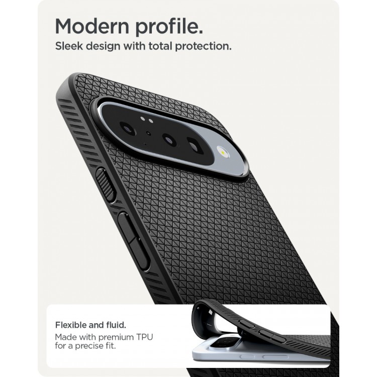 Θήκη Spigen SGP LIQUID AIR για Google Pixel 10 Pro/Pixel 10 5G 2025 - ΜΑΥΡΟ - ACS09714 Θήκη Spigen SGP LIQUID AIR για Google Pixel 10 Pro/Pixel 10 5G 2025 - ΜΑΥΡΟ - ACS09714