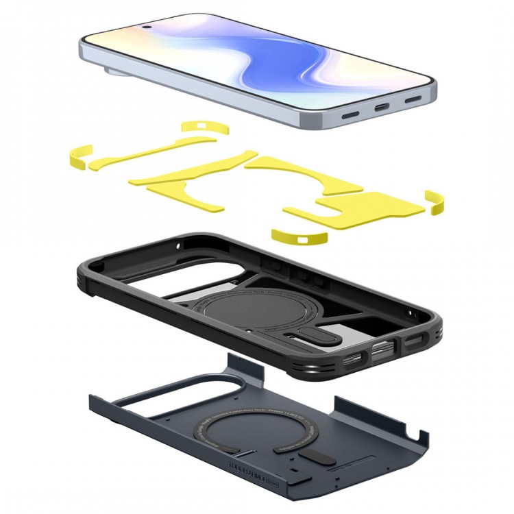 Θήκη SPIGEN SGP Tough Armor MagSafe για Google Pixel 10 Pro XL - Metalslate ΜΠΛΕ - ACS09729