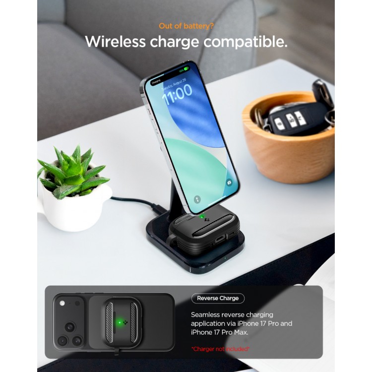 Θήκη Spigen SGP ULTRA RUGGED ARMOR για Apple AirPods PRO 3 2025 - ΜΑΥΡΟ - ACS09822