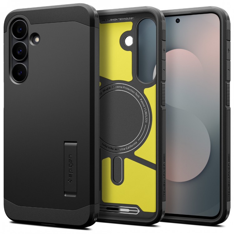 Θήκη SPIGEN SGP Tough Armor MagSafe για Samsung Galaxy S25 FE 5G 2025 - ΜΑΥΡΟ - ACS10029