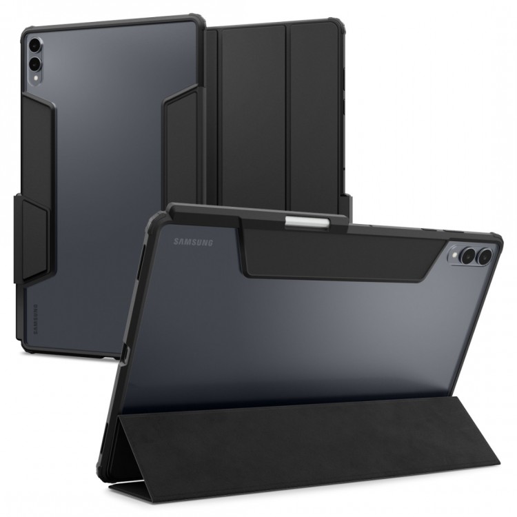 Θήκη Spigen SGP ULTRA HYBRID PRO FOLIO για SAMSUNG GALAXY TAB S11 Ultra 14.6 X930 / X936B BLACK με Υποδοχή Στυλό - ΜΑΥΡΟ - ACS10219