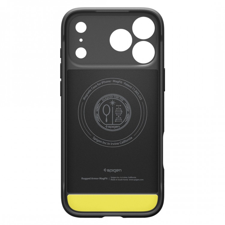 Θήκη Spigen SGP Rugged Armor MAG MAGSAFE για Apple iPhone 17 PRO MAX 6.9 2025 - ΜΑΥΡΟ - ACS10263