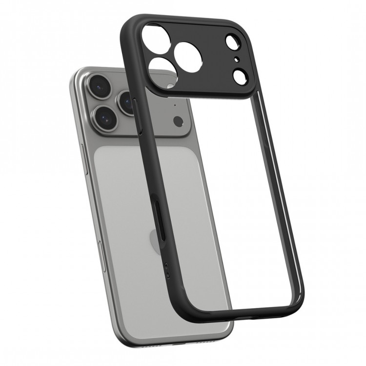 Θήκη Spigen SGP Ultra Hybrid για Apple iPhone 17 PRO MAX 6.9 2025 - ΔΙΑΦΑΝΟ ΜΑΥΡΟ - ACS10279