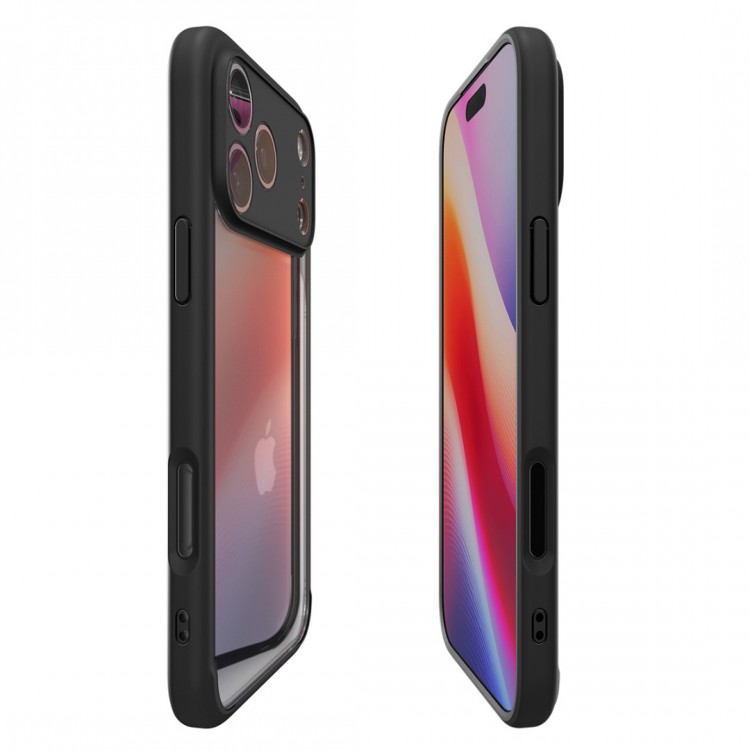 Θήκη Spigen SGP Ultra Hybrid για Apple iPhone 17 PRO MAX 6.9 2025 - ΔΙΑΦΑΝΟ ΜΑΥΡΟ - ACS10279