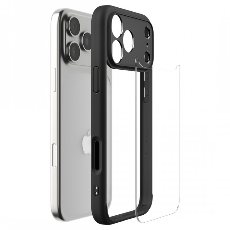 Θήκη Spigen SGP Ultra Hybrid για Apple iPhone 17 PRO MAX 6.9 2025 - ΔΙΑΦΑΝΟ ΜΑΥΡΟ - ACS10279