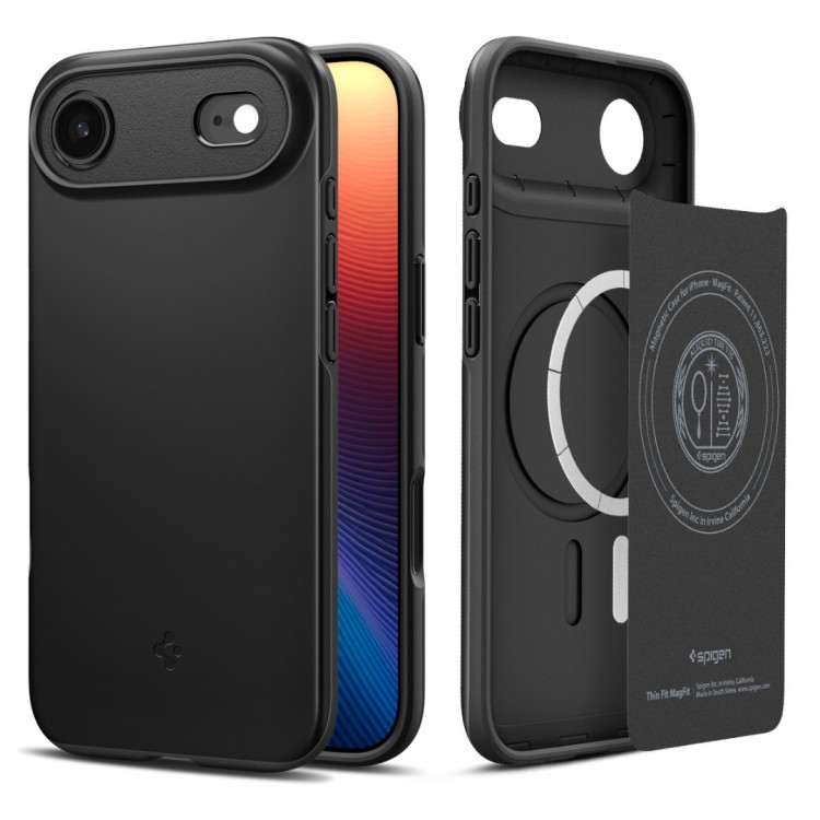 Θήκη SPIGEN SGP Thin Fit MagSafe για Apple iPhone 17 Air 6.6 - ΜΑΥΡΟ - ACS10306