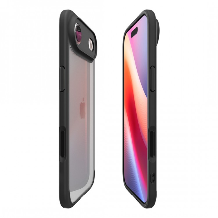 Θήκη Spigen SGP Ultra Hybrid για Apple iPhone 17 Air 6.6 2025 - ΔΙΑΦΑΝΟ ΜΑΥΡΟ - ACS10310