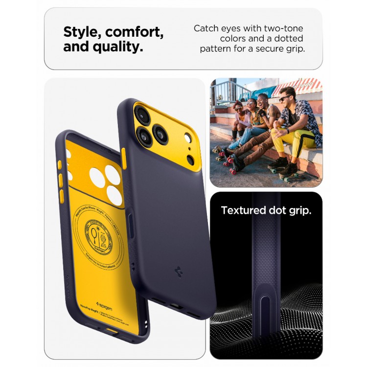 Θήκη Spigen SGP NANO POP MagSafe για Apple 17 Pro 6.3 5G 2025 - Blueberry Navy ΜΠΛΕ - ACS10326