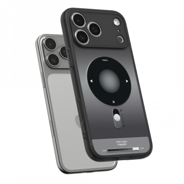 Θήκη Spigen SGP Ultra Hybrid MAGSAFE για Apple iPhone 17 PRO 6.3 5G 2025 - RETRO Classic ΜΑΥΡΟ - ACS10356