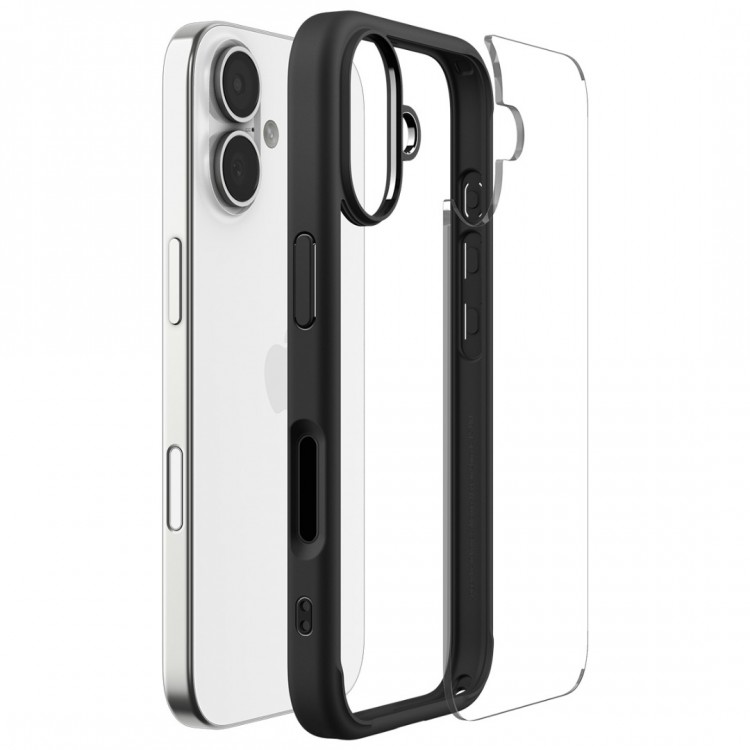 Θήκη Spigen SGP Ultra Hybrid για Apple iPhone 17 6.3 2025 - ΔΙΑΦΑΝΟ ΜΑΥΡΟ - ACS10377