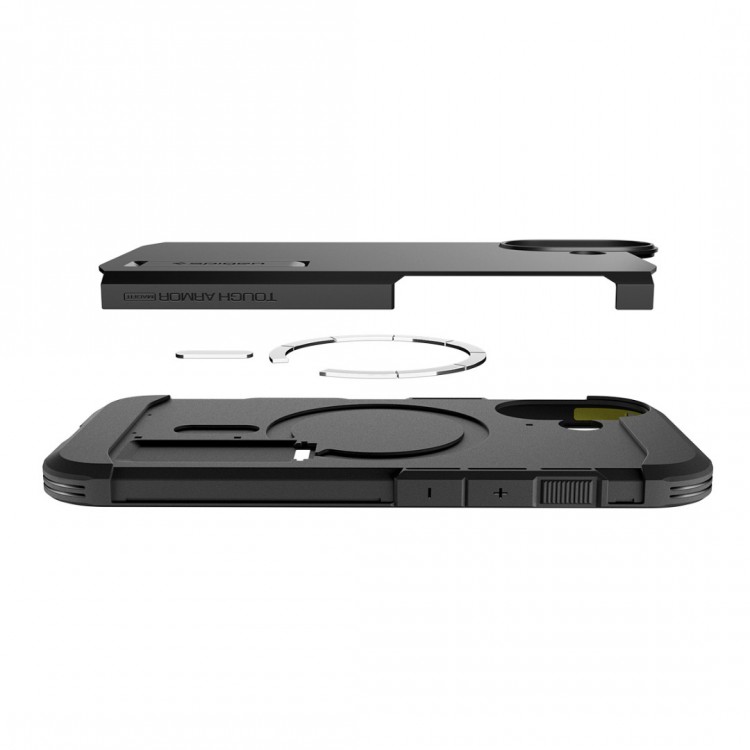 Θήκη Spigen SGP Tough Armor T MagFit MAGSAFE για Apple iPhone 17 6.3 5G 2025 - ΜΑΥΡΟ - ACS10391