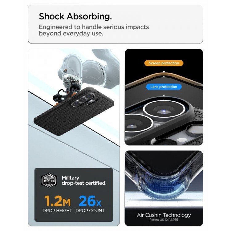 Θήκη Spigen SGP LIQUID AIR MAG MAGSAFE για Samsung Galaxy S26 ULTRA 5G 2026 - ΜΑΥΡΟ - ACS10674