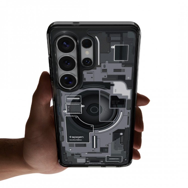 Θήκη Spigen SGP Ultra Hybrid MagFit MagSafe για Samsung Galaxy S26 ULTRA 5G 2026 - zero one ΜΑΥΡΟ - ACS10682