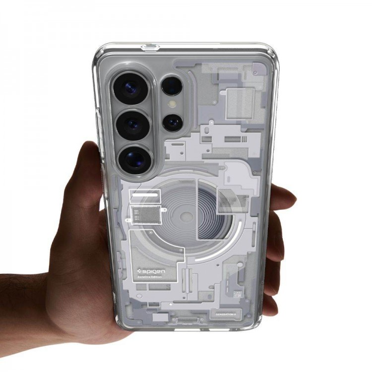 Θήκη Spigen SGP Ultra Hybrid MagFit MagSafe για Samsung Galaxy S26 ULTRA 5G 2026 - zero one ΛΕΥΚΟ - ACS10683