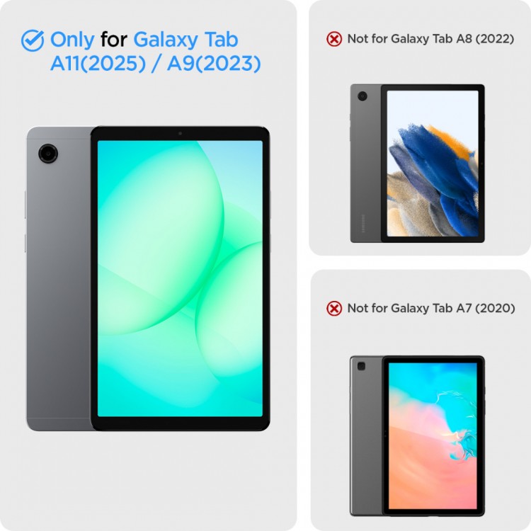Θήκη SPIGEN SGP Smart Fold Folio για SAMSUNG GALAXY TAB A11 (2025)/A9 (2023) - Μαύρη - ACS11175