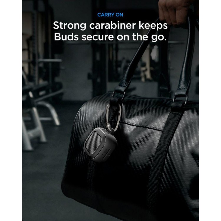 Θήκη Spigen SGP RUGGED ARMOR για Samsung GALAXY BUDS 4 2026/ 4 Pro 2026 - ΜΑΥΡΟ - ACS11200