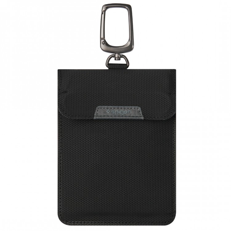 Spigen Klasden Πορτοφόλι,  RFIDShield Προστασία (CarKey) , KEYLESS RFID SIGNAL BLOCKER - ΜΑΥΡΟ - AFA03754