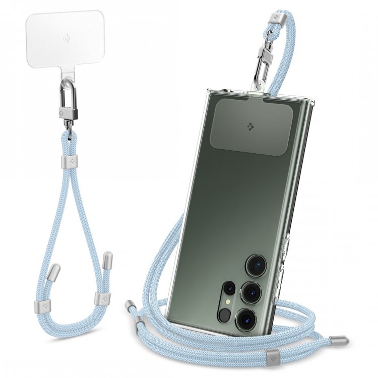 Spigen SGP Universal ρυθμιζόμενο ΣΕΤ Strap καρπού + CROSSBODY με ConTag2 1P για Θήκες SMARTPHONE - Mute ΜΠΛΕ - AFA08364