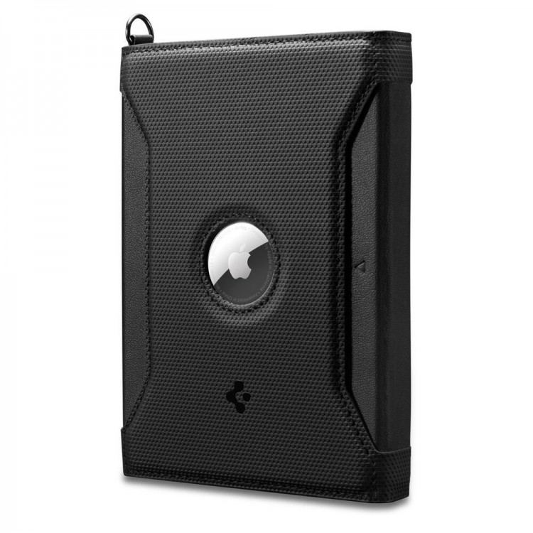Spigen SGP Universal AirTag Πορτοφόλι Διαβατηρίου/Ταυτότητας με RFID Προστασία και κάρτας SIM - ΜΑΥΡΟ - AFA08852