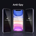 Spigen SGP Γυαλί προστασίας PRIVACY GLAS.tR EZ Fit SLIM CASE FRIENDLY για APPLE iPhone XR, 11 - ΔΙΑΦΑΝΟ - AGL00103