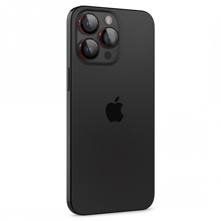 SPIGEN SGP OPTIK.TR EZ FIT CAMERA PROTECTOR Γυαλί προστασίας ΦΑΚΩΝ 9H για CAMERA LENS για Apple iPhone 16/15/14 Pro & 16/15/14 Pro Max - ΜΑΥΡΟ - AGL05217 - 2-TEM