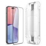 Spigen SGP Γυαλί προστασίας GLAS.tR EZ Fit HD CASE FRIENDLY για APPLE iPhone 15 Plus 6.7 2023 - ΜΑΥΡΟ - AGL06884 - 2 TEM.