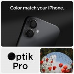 SPIGEN SGP OPTIK.TR EZ FIT CAMERA PROTECTOR Γυαλί προστασίας ΦΑΚΩΝ 9H για CAMERA LENS για Apple IPHONE 16 6.1/16 Plus 6.7 - ΜΑΥΡΟ - AGL07921 - 2-TEM