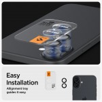 SPIGEN SGP OPTIK.TR EZ FIT CAMERA PROTECTOR Γυαλί προστασίας ΦΑΚΩΝ 9H για CAMERA LENS για Apple IPHONE 16 6.1/16 Plus 6.7 - ΜΑΥΡΟ - AGL07921 - 2-TEM