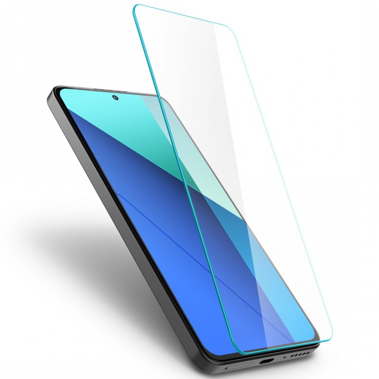 SPIGEN SGP Γυαλί προστασίας GLAS.TR SLIM 2-PACK για Xiaomi Redmi Note 13 4G - 2 τεμ. - AGL08295 - ΔΙΑΦΑΝΟ