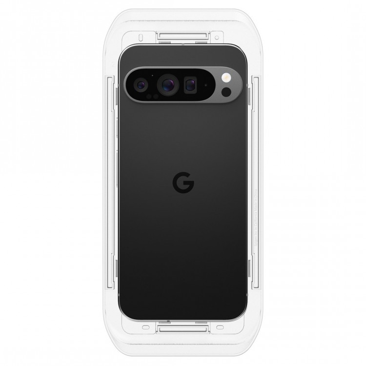 Spigen SGP Γυαλί προστασίας GLAS.tR ”EZ FIT” 2-PACK SLIM FC για Google Pixel 9 Pro/Pixel 9 , 2 TEM - ΔΙΑΦΑΝΟ - AGL08442