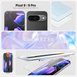 Spigen SGP Γυαλί προστασίας GLAS.tR ”EZ FIT” 2-PACK SLIM FC για Google Pixel 9 Pro/Pixel 9 , 2 TEM - ΔΙΑΦΑΝΟ - AGL08442