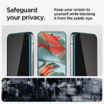 Spigen SGP Γυαλί προστασίας Privacy GLAS.tR ”EZ FIT” 2-PACK SLIM FC για Google Pixel 9 Pro XL , 2 TEM - ΔΙΑΦΑΝΟ - AGL09313