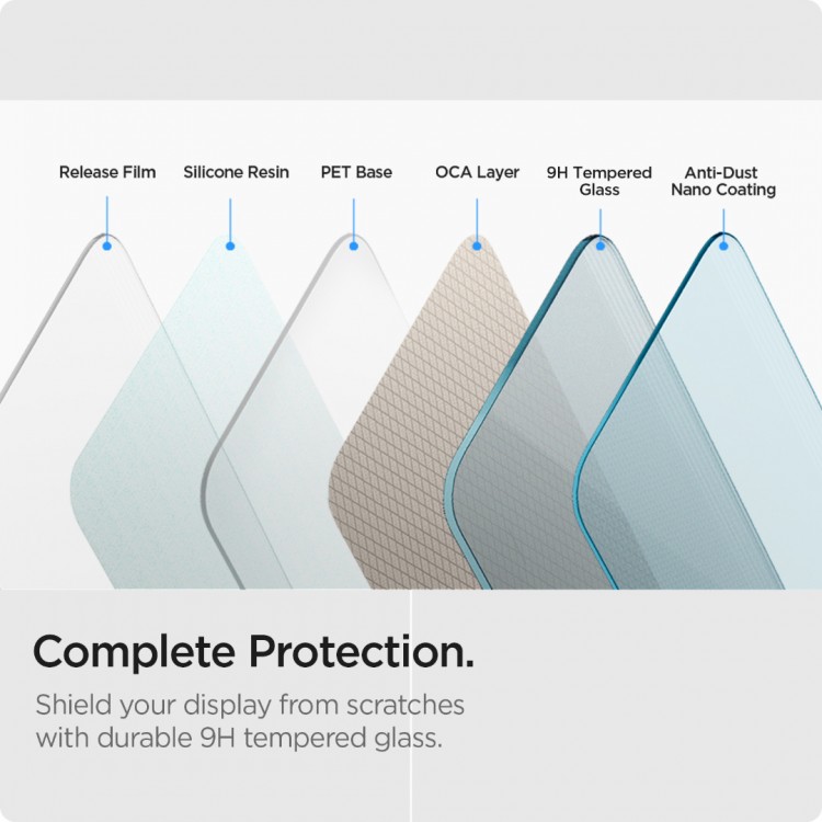 SPIGEN SGP TEMPERED GLASS GLAS.TR SLIM 2-PACK for SAMSUNG GALAXY XCOVER 7 / 7 PRO - 2 ΤΕΜ - AGL09407 - ΔΙΑΦΑΝΟ 