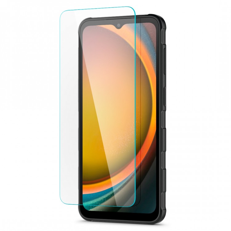 SPIGEN SGP TEMPERED GLASS GLAS.TR SLIM 2-PACK for SAMSUNG GALAXY XCOVER 7 / 7 PRO - 2 ΤΕΜ - AGL09407 - ΔΙΑΦΑΝΟ 